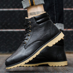 High top and pile warm cotton boots