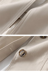 Trench coat women's spring and autumn coat Korean style slim long