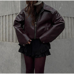 Women's Lapel Long Sleeve Street Coat