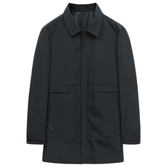 Lapel men's trench coat