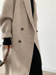 Atmospheric Long Double-sided Wool Coat