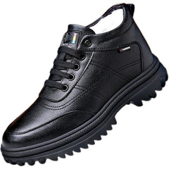 Winter New Fleece-lined Thickened Men's Cotton Shoes