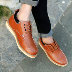 Men's Leather Shoes Height Increasing Insole 6cm