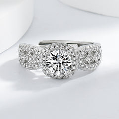 High-end Entry Lux Square Ring
