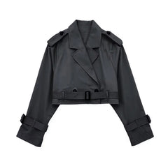 European And American Style Women's Short Cut Windbreaker