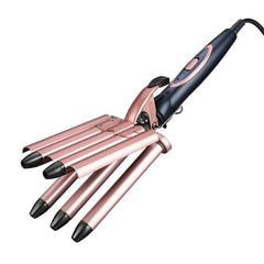 Water Ripple Shaping Of Five Tube Curler With Egg Roll Head