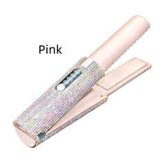 Electric USB Hair Straightening Brush Straightener Brush Multifunctional Comb Straightening Styler Hair Curler