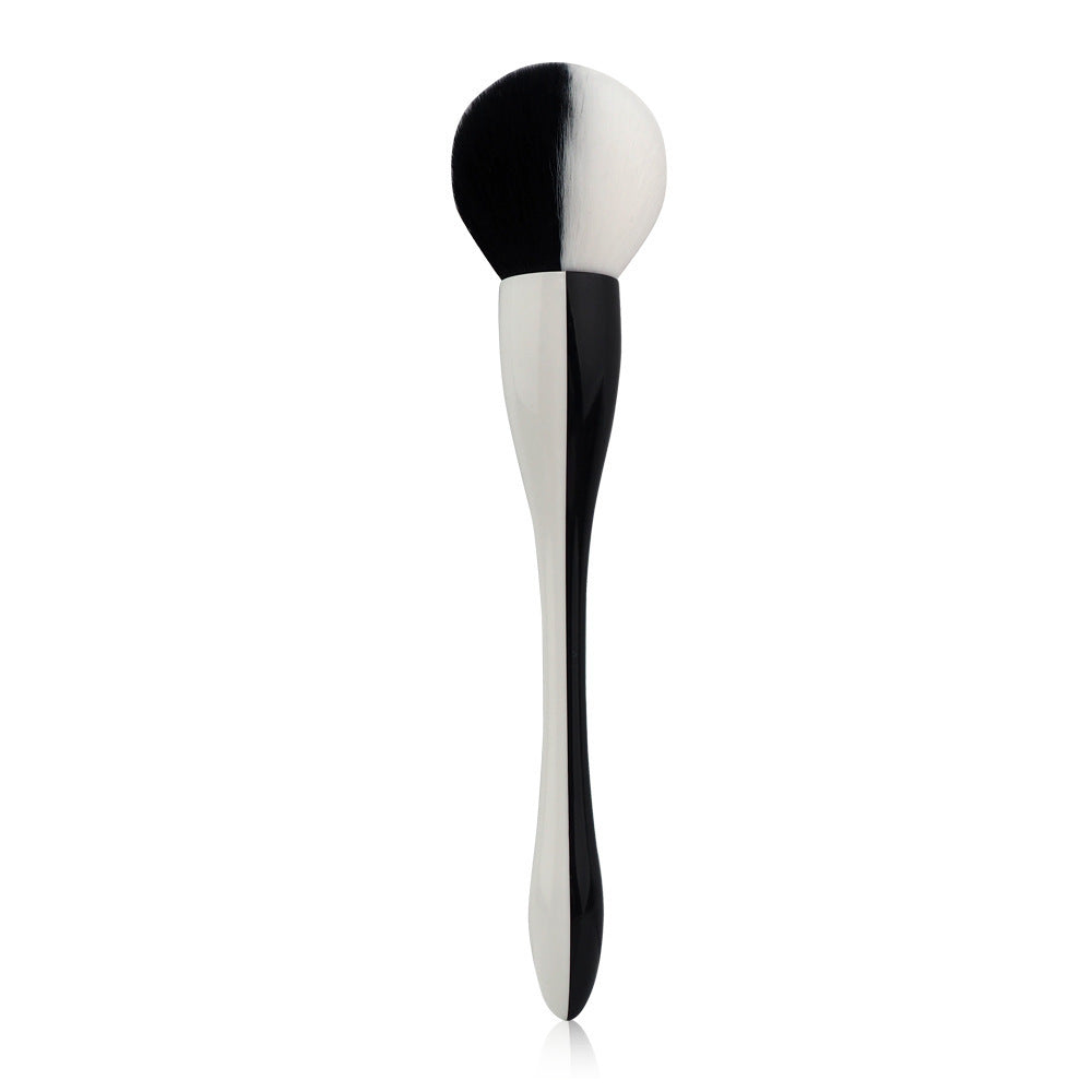 Small Waist Powder Brush Single Large Two-color Round Head