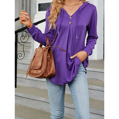 Women's Long Sleeve  Hoodie Sweatshirts