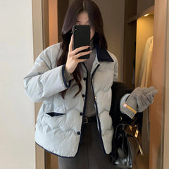 Women's Short Loose Down Cotton-padded puffer Jacket Winter Thick Coat