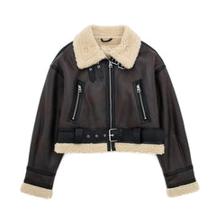 Women's Fashion Double-sided Short Jacket