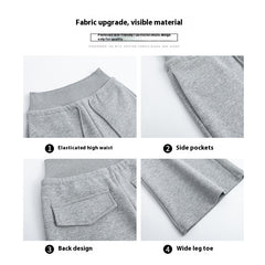Loose Drooping Straight-leg Pants Sweatpants High Waist Slimming American Wide Leg Pants
