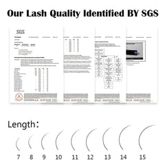 WOW16 Rows Faux Mink Individual Eyelash Lashes