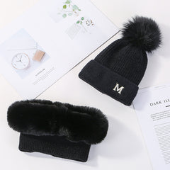 Two-piece hat and scarf