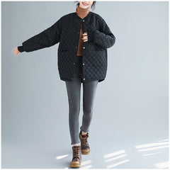 Oversized Women's Lightweight Down Baseball Coat
