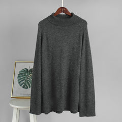 Loose Pullover Thermal Knitting Sweater For Women