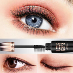 Makeup Eyelash Mascara Eye Lashes Makeup 4D Silk Fiber Lash Mascara Long Curling Black Waterproof Fiber Mascara