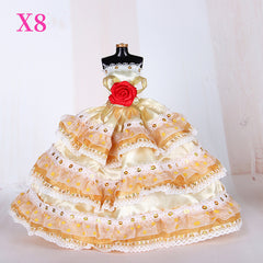 Doll Dress Wedding Fashionable Parts