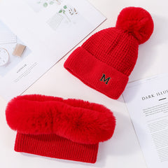 Two-piece hat and scarf