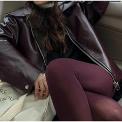 Women's Lapel Long Sleeve Street Coat