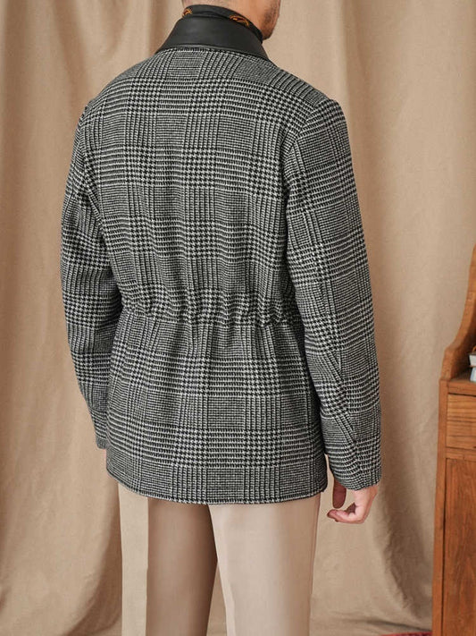 Gray Coat 70 Wool Retro Warm Jacket