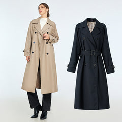 Trench Autumn And Winter Women's Mid-length Sense Petite Coats
