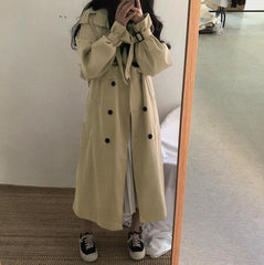Ladies autumn and winter windbreaker