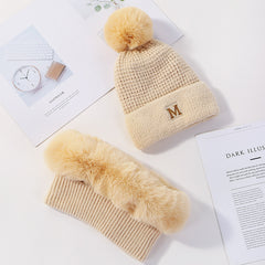 Two-piece hat and scarf