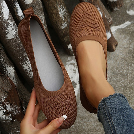 Women's Loafers Casual Slip On Mesh Shoes Flats