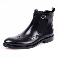 Cowboy Boots Business Leather Shoes