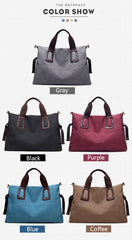 KVKY Brand Women Bag Handbag Casual Canvas Crossbody Bags For Women Large Capacity Shoulder Bag Women Tote Bolsa Feminina
