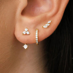 Copper Plated Gold Mori Earrings Suit