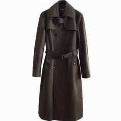 Men's Super Long Woolen Overcoat