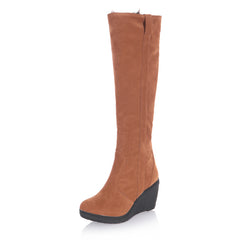 Flanged multiple-wear high boots