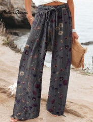 Casual Wide Leg Sports Trousers