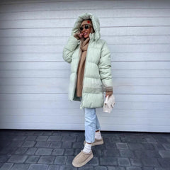 Women's Loose Cotton Coat Loose puffer Jacket