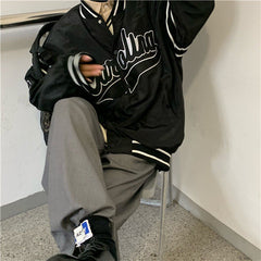 Vintage Harajuku Puffer Jacket Hip Hop Loose Jacket Women