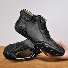 Men's High Top Cotton Shoes Casual Fleece Thick
