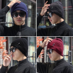 Knitted Hat And Woolen Cap Winter