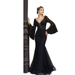 Sexy Slim Fishtail Long Banquet Dress