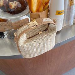 Portable Straw Shoulder Messenger Bag Fashion