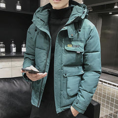 Thickened warm hooded cotton Puffer jacket