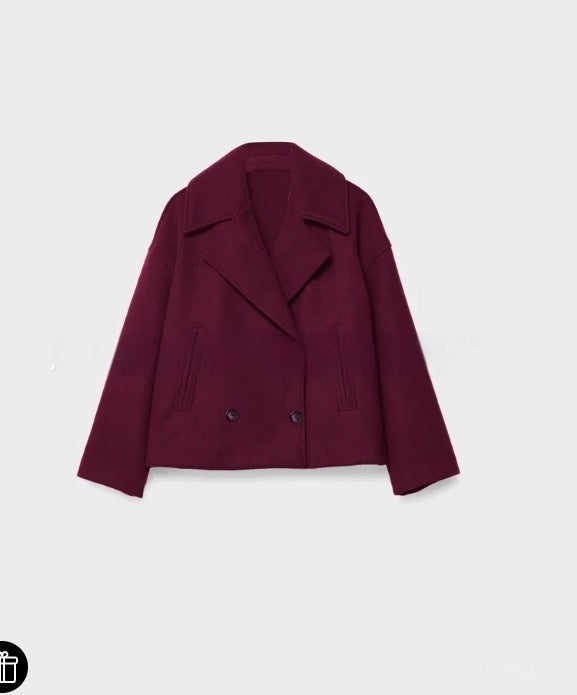 European And American Women's Clothing Long Sleeve Coat Overcoat
