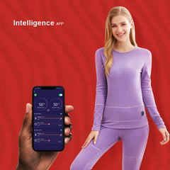 Electric heating thermal underwear suit men and women intelligent temperature control charging heating pants