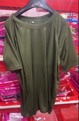 Solid Color Slim-fit Short-sleeved T-shirt All-matching