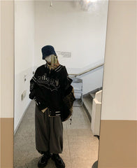 Vintage Harajuku Puffer Jacket Hip Hop Loose Jacket Women