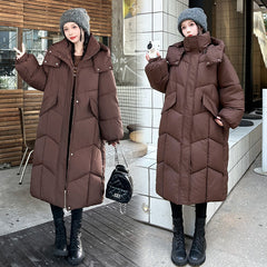 Thick Loose And Warm Cotton-padded puffer Coat Women