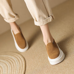 Casual Round Head Deep Mouth Pumps Muffin Bottom