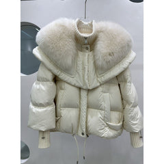 Jacket Female Light Luxury Loose And Warm Puffer Jacket Coat