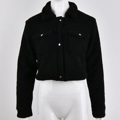Lapel long sleeve sweater